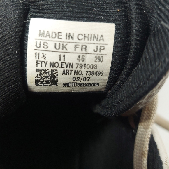 Adidas Powerband Chassis AdiPrene Black White Mens Golf Shoes Size 11.5 - Picture 8 of 12